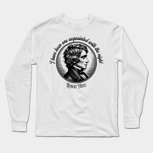 Poet Robert Frost Long Sleeve T-Shirt